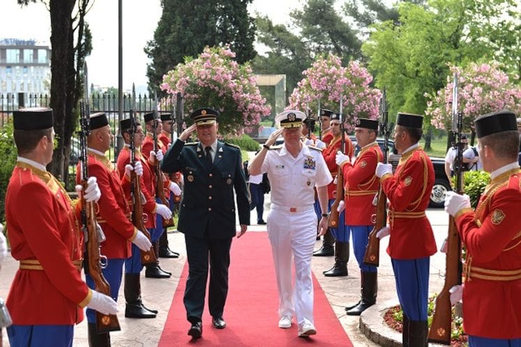 General Daković sa admiralom Fogom: VCG posvećena ciljevima Alijanse