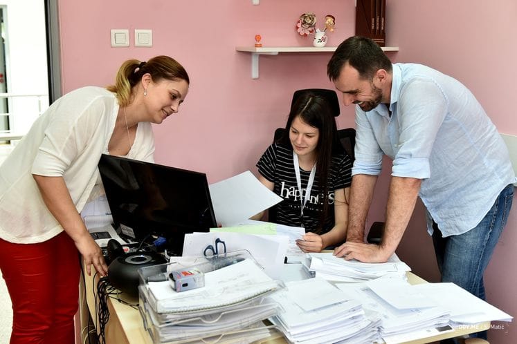 Srednjoškolci radili u Ministarstvu prosvjete u okviru Akcionog dana