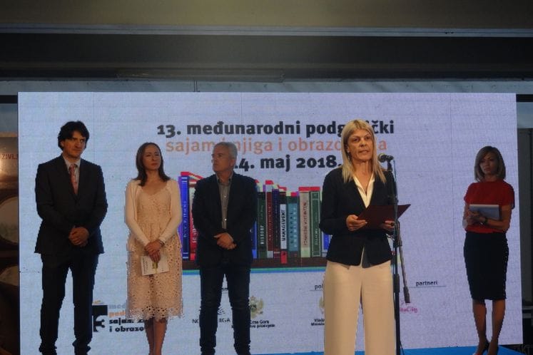 Međunarodni podgorički sajam knjiga: Ministarka Damjanović otvorila izložbu „Fermijevo nasljeđe“