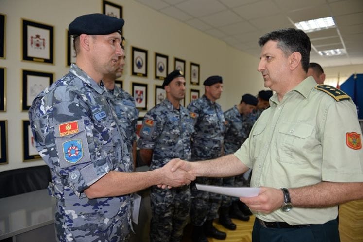 Tim Mornarice VCG svečano ispraćen u misiju EU NAVFOR - ATALANTA