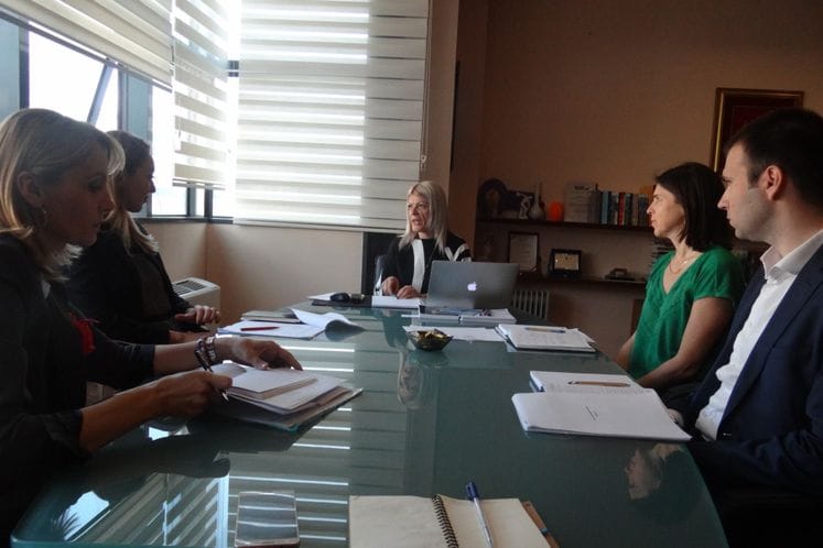 Ministarka Damjanović na radnom sastanku sa predstavnicima Monstata