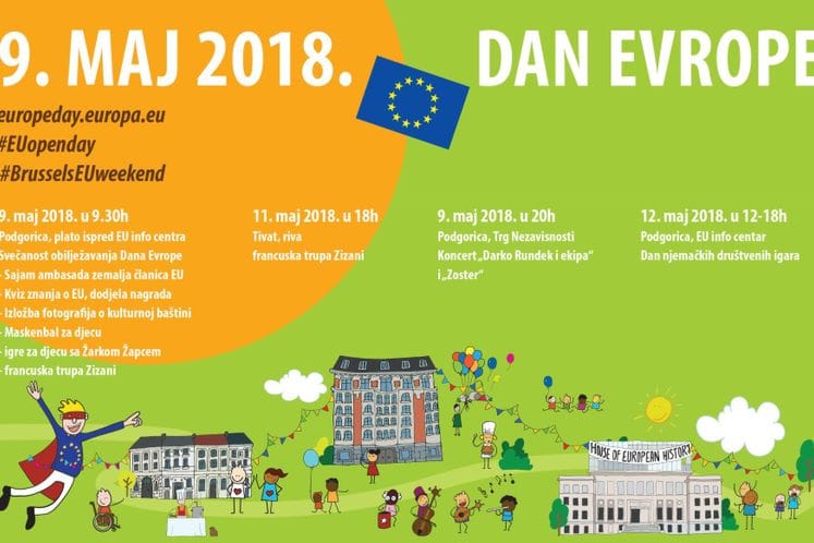 Ministar Bogdanović govori na obilježavanju Dana Evrope