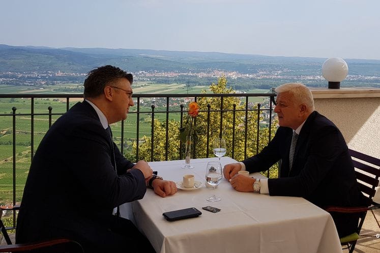 PM Markovic meets his Croatian counterpart Andrej Plenković: Croatia strongly supports Montenegro's European path