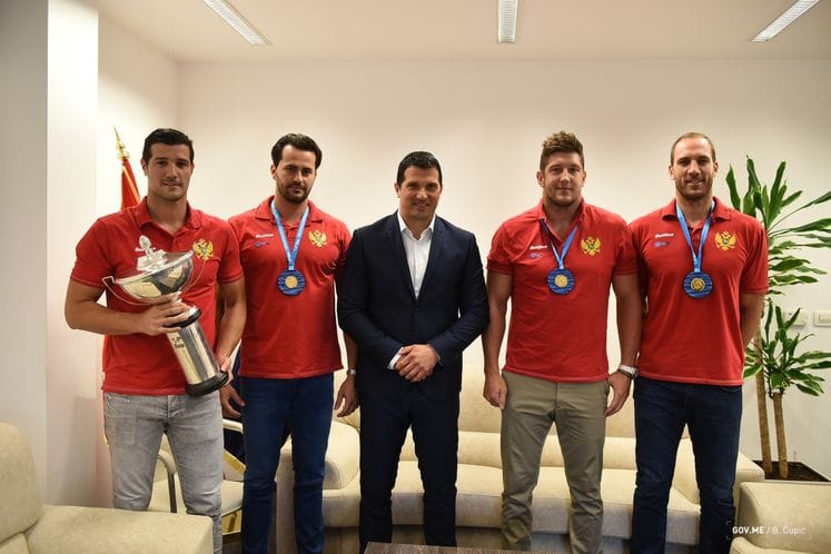 Vaterpolisti na prijemu kod ministra sporta: 50 hiljada eura za osvajače Svjetske lige