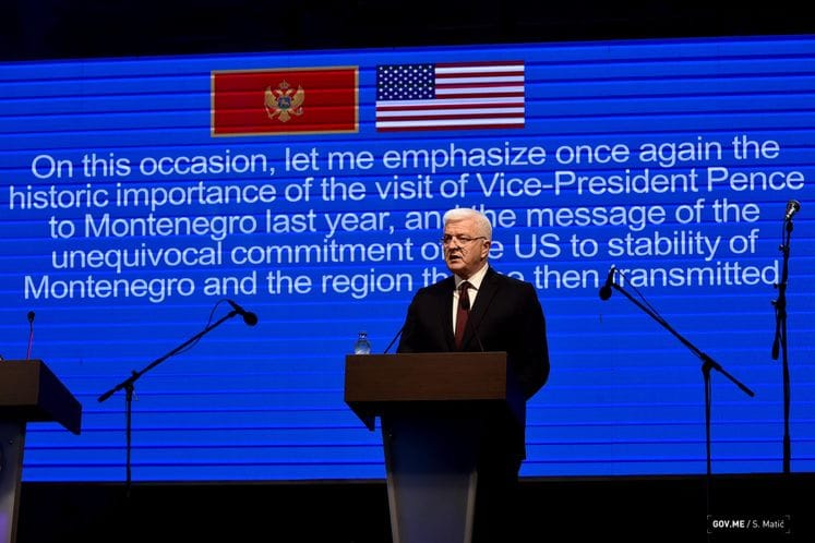 Premijer Duško Marković na proslavi Dana nezavisnosti SAD: Članstvo CG u NATO-u trajno je vezalo dvije države, američka podrška ključna za stabilnost ZB