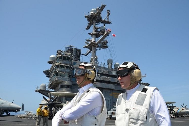 Ministar Bošković posjetio američki nosač Hari Truman