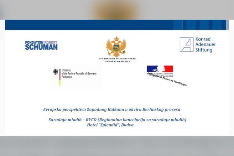 NAJAVA: Saradnja mladih u fokusu konferencije o evropskoj perspektivi Zapadnog Balkana