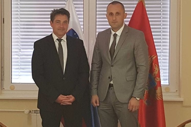 Susret Damjanović – Velički: Saradnja crnogorske i slovenačke policije profesionalna i kvalitetna