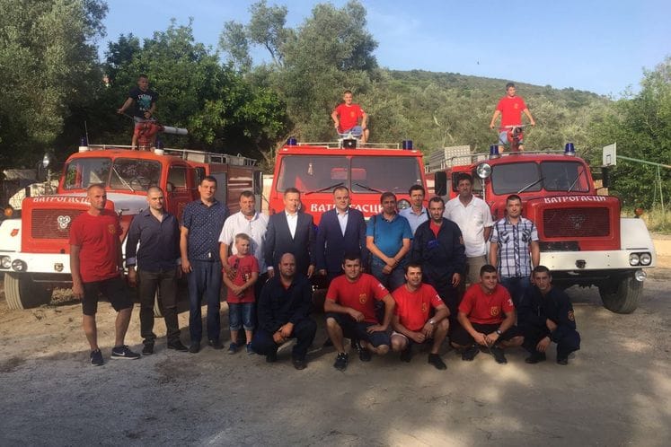 Generalni direktor Mulić prisustvovao osnivanju dobrovoljnog vatrogasnog društva ,,Luštica”