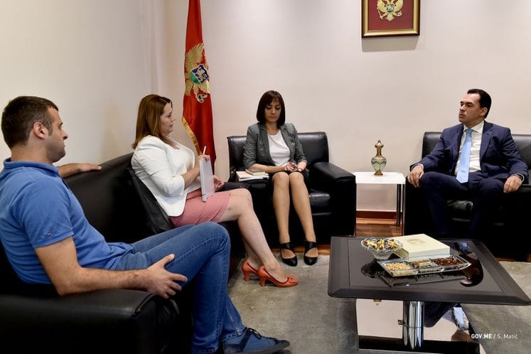 Potpredsjednik Pažin: Vlada spremna da doprinese boljem položaju novinara u Crnoj Gori