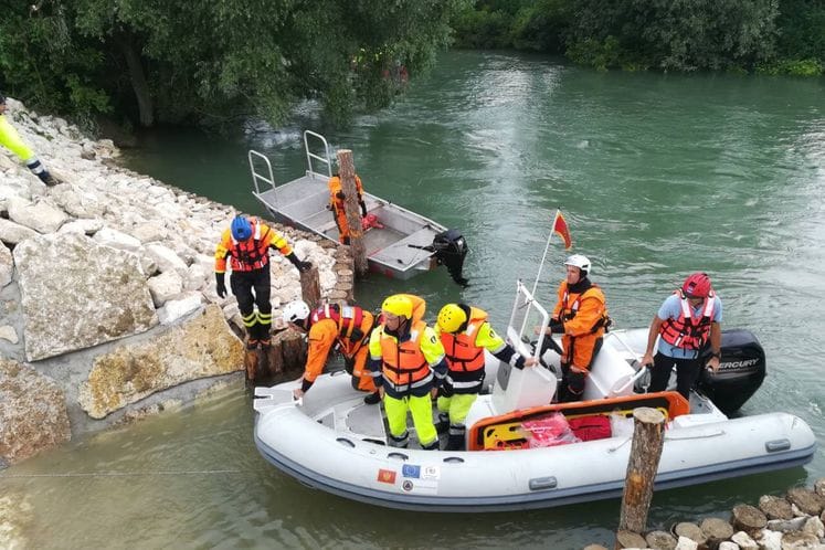 Crnogorski tim za spašavanje od poplava sa upotrebom čamaca učestvuje na međunarodnoj terenskoj vježbi „NEIFLEX 2018“ u Italiji