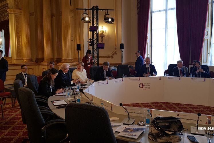 Premijer Marković na Londonskom samitu pozvao njemačku kancelarku Merkel da podrži crnogorsku inicijativu regionalnog instituta za održive tehnologije