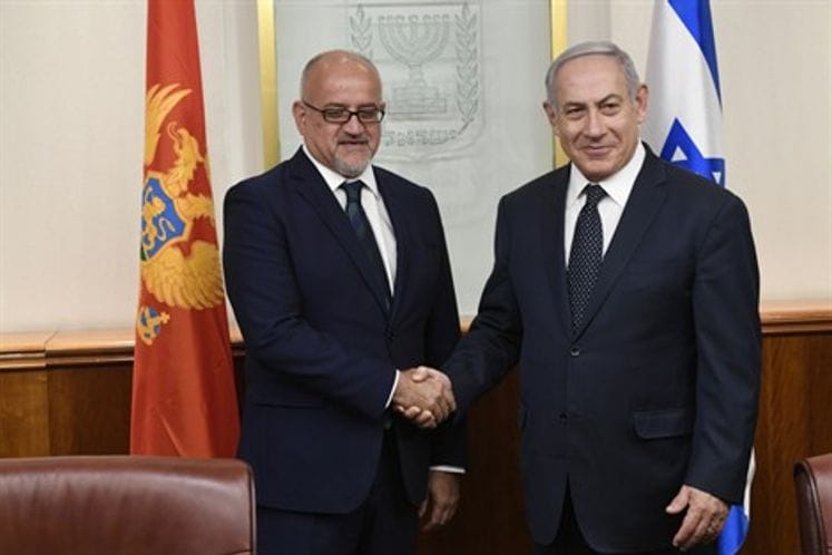 Darmanović - Netanyahu: Present friendship is good basis for further development of two state cooperation