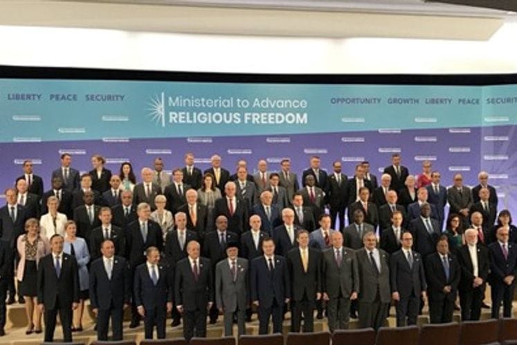 Minister Darmanović takes part in first Ministerial Conference to Advance Religious Freedom in Washington