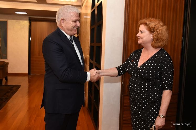 Premijer Marković primio ambasadorku Fini: Crna Gora zainteresovana za iskustva Australije u oblasti zaštite životne sredine