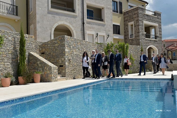 PM Duško Marković on Friday evening at official launch of Hotel Chedi on Luštica