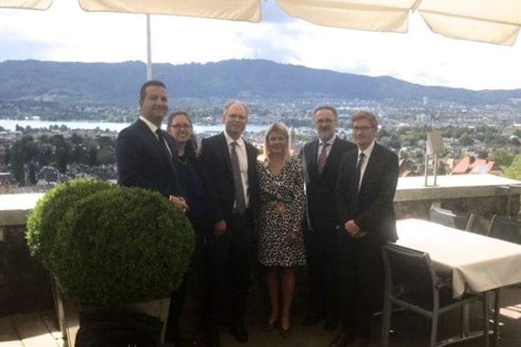 Dr. Damjanović and Director of Clinic Centre Dr. Eraković in Zurich talk about creating Centre in field of Neurology and Radiology