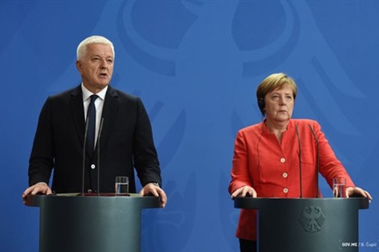 PM Marković and Chancellor Merkel in Berlin: Montenegro ready for greater presence of German companies