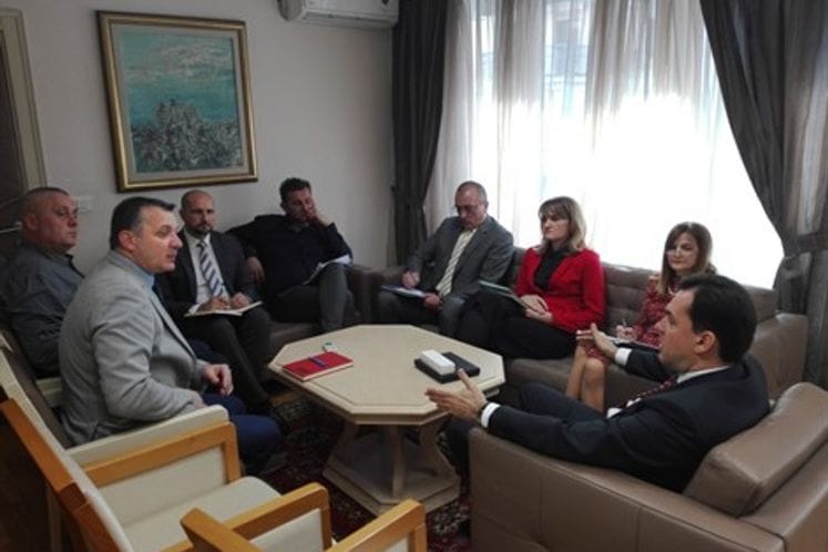 DPM Pažin hosts representatives of ZIKS trade union