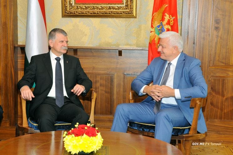 Premijer Duško Marković primio predsjednika Parlamenta Mađarske Lasla Kovera