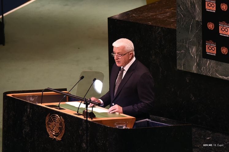 PM Marković at Nelson Mandela Peace Summit: Recalling its first sending of troops to peacekeeping mission in 1897, Montenegro confirms its commitment to contributing to world peace