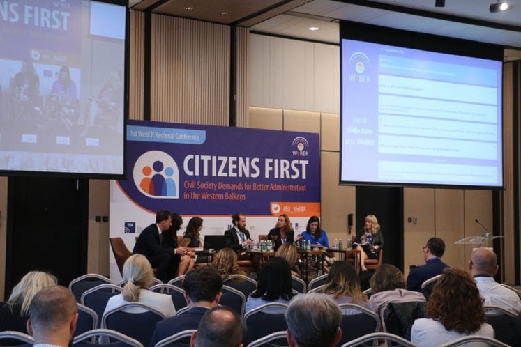 WeBER regionalna konferencija "Građani na prvom mestu: Zahtjevi civilnog društva za bolju upravu na Zapadnom Balkanu"