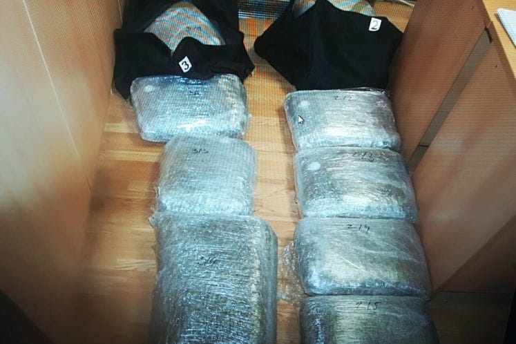 Bar: Pronađeno i oduzeto oko 64,8 kg marihuane; tri lica lišena slobode