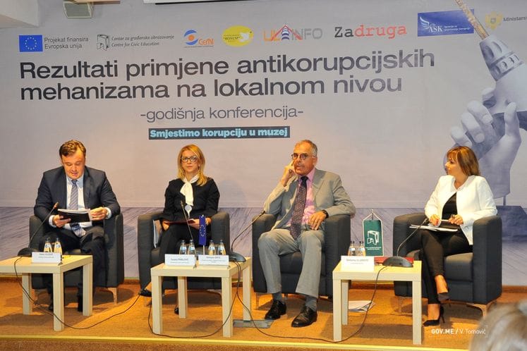 Ministarka Pribilović na konferenciji “Smjestimo korupciju u muzej!”