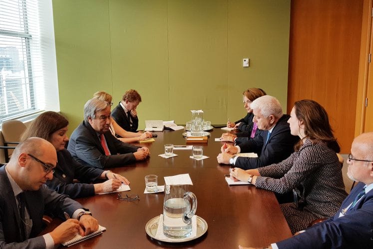 Premijer Duško Marković sa čelnicima Svjetske organizacije: CG počiva na principima na kojima su zasnovane UN, zato na nas možete računati