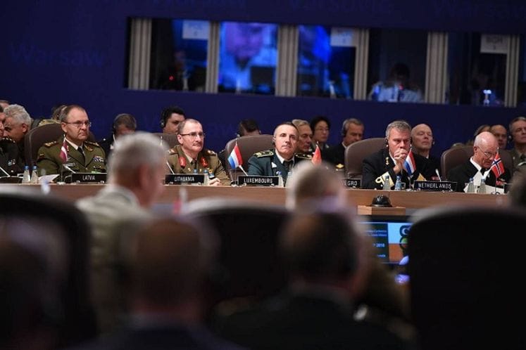 Načelnik GŠ VCG, brigadni general Dakić, na Vojnom komitetu NATO u Varšavi