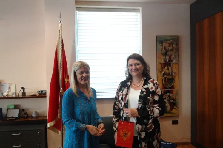 Susret: Ministarka Damjanović i ambasadorka Kanade u Beogradu Nj.E. Kati Čaba