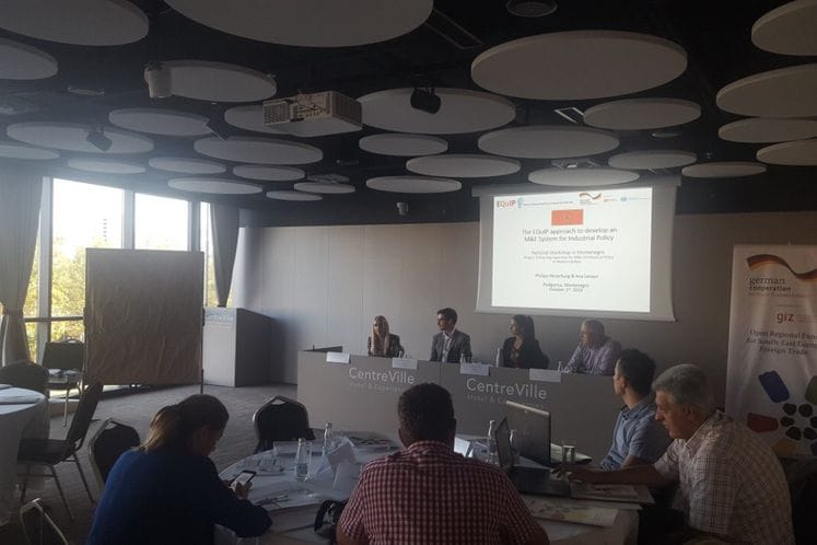 Počela trodnevna radionica u cilju jačanja administrativnih kapaciteta u procesu izrade i implementacije Industrijske politike Crne Gore