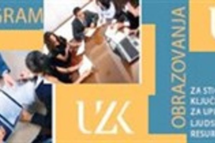 Javni poziv za predavače/trenere za Program obrazovanja za sticanje ključnih vještina za upravljanje ljudskim resursima