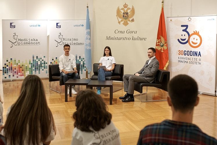 Unicefovi volonteri – mladi reporteri preuzeli Ministarstvo kulture