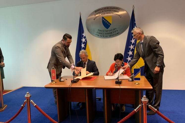 Ministar Purišić u Sarajevu: Potpisan protokol o saradnji u traženju nestalih lica između Vlade Crne Gore i Vijeća ministara BiH