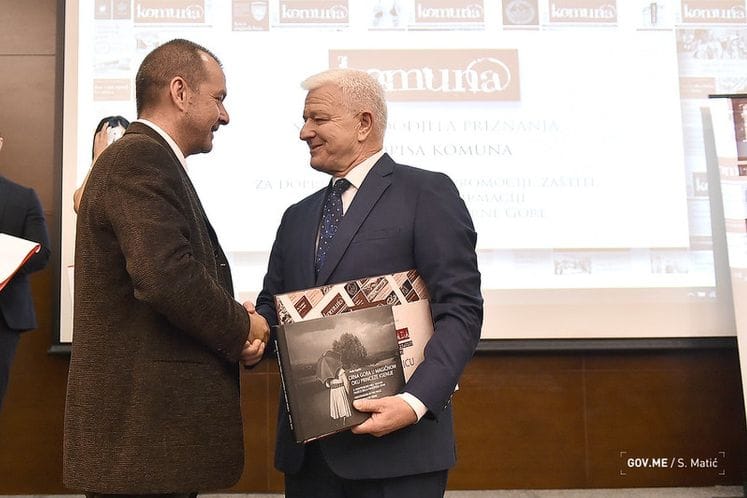 PM Marković at Komuna award ceremony: We are building modern Montenegro preserving values and tradition