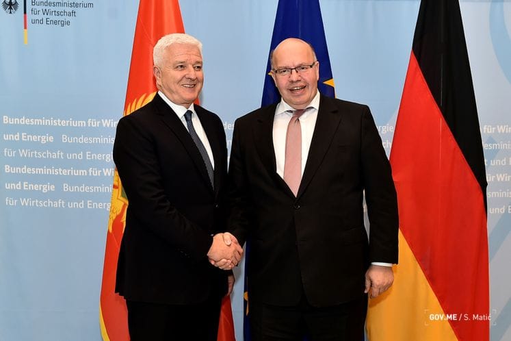 U zvaničnoj posjeti Crnoj Gori u utorak ministar ekonomije i energetike SR Njemačke Peter Altmajer na čelu delegacije njemačkih poslanika i privrednika