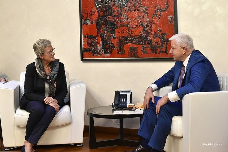 PM Marković meets with Secretary of State to French Armed Forces Minister: France is not against EU enlargement, we want partnership with Montenegro
