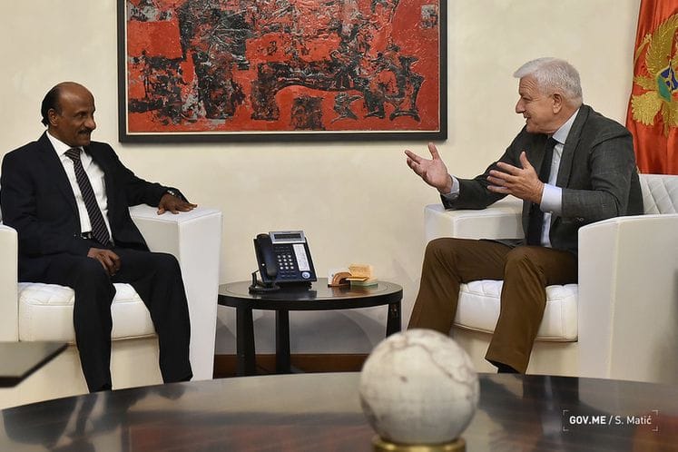 PM Marković meets with UAE Ambassador: Montenegro's investment potentials need to be more strongly promoted