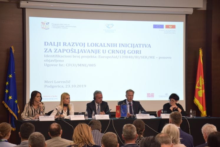 Obilježen početak realizacije projekta „Dalji razvoj lokalnih inicijativa za zapošljavanje u Crnoj Gori“