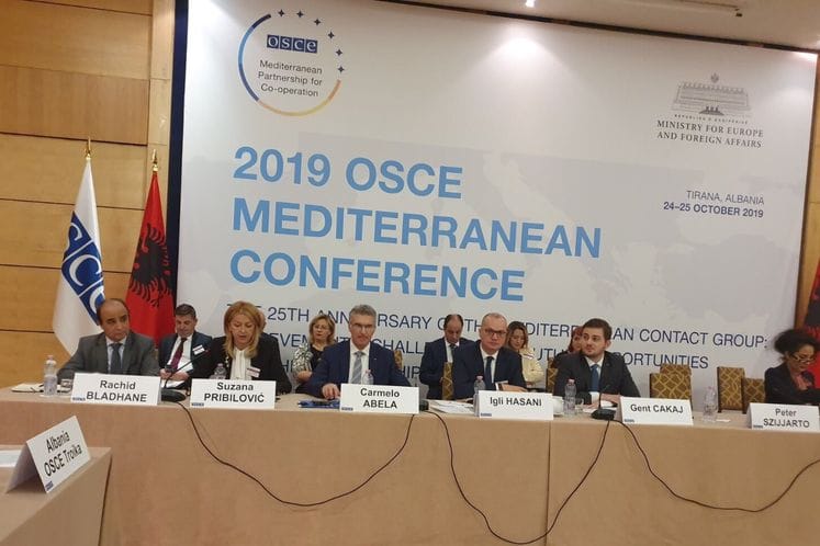 Tirana: Ministarka Pribilović na Mediteranskoj konferenciji OEBS-a