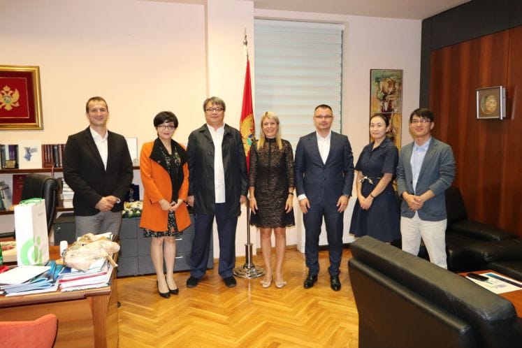 Minister Damjanović hosts a delegation of the Cancer Institute and Hospital of the Chinese Academy of Medical Sciences