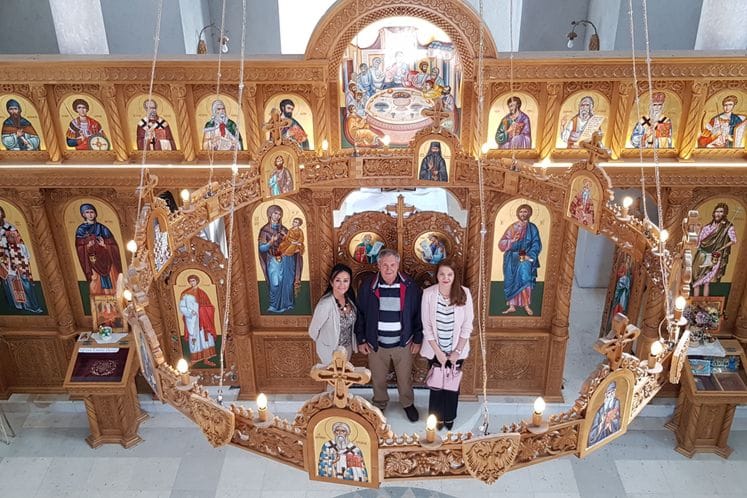 Ministarstvu za ljudska i manjinska prava zahvalnost za pomoć na završne radove na fasadi crkve Sv. Petke u Rasovu