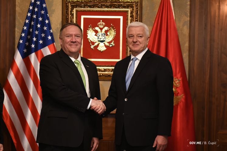 Mike Pompeo visits Montenegro: Prime Minister Marković - historic visit, Secretary of State - USA continues to support Montenegro