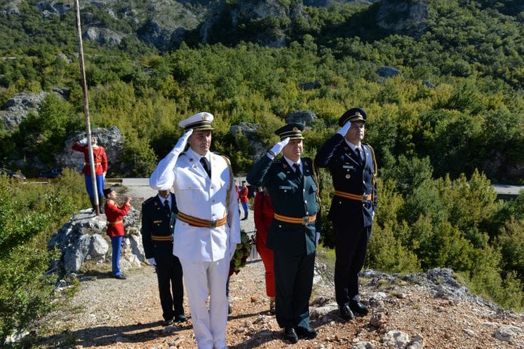 Pukovnik Brajković sa delegacijom VCG položio vijenac na spomenik na Tuđemilima