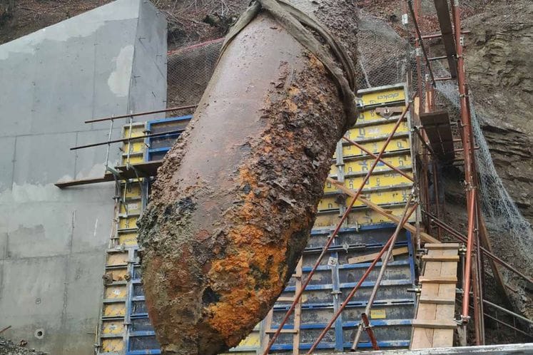 Uklonjena neeksplodirana bomba teška 1000 kilograma