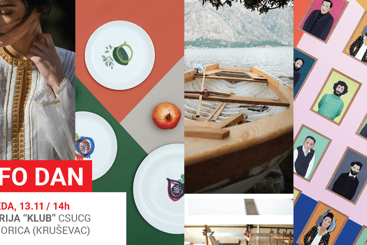 Info dan programa Kreativna Crna Gora u srijedu u Podgorici