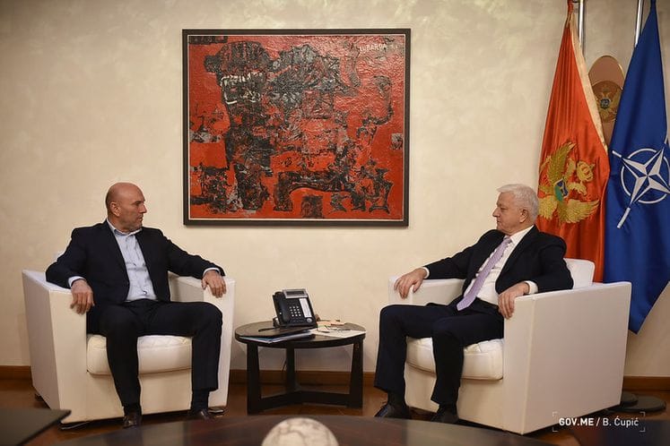 PM Marković meets with President of Municipality of Budva Carević: We work together on accelerated and dynamic development of city