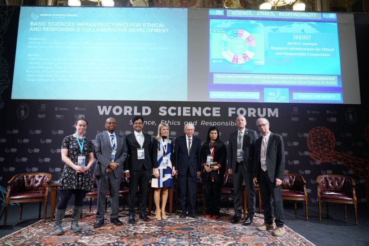 SEEIIST project presented at World Science Forum in Budapest