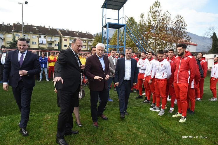 PM Marković visits Slap transmission line and reconstructed city stadium during his working visit to Danilovgrad Municipality